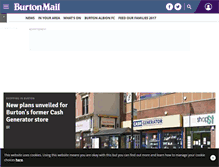 Tablet Screenshot of burtonmail.co.uk